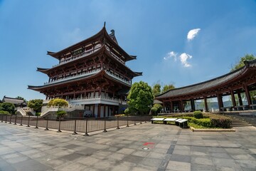 Hunan changsha Du Fujiang pavilion