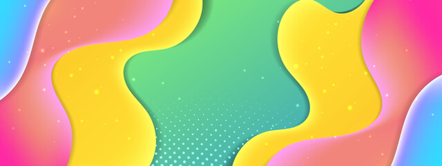 Trendy design template with fluid and liquid shapes. Abstract gradient backgrounds with pastel colours. Applicable for covers, websites, flyers, presentations, banners. Vector illustration.