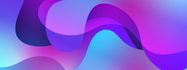 Vector abstract background - liquid bubble shapes on fluid gradient with shadows and light effects. Shiny design template for text