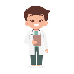 Fototapeta premium Doctor character. Medical concept illustration