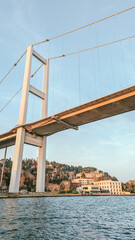 15th of July Martyrs Bridge (15 Temmuz Şehitler Köprüsü) Istanbul Bosphorus Bridge. Istanbul, Turkey