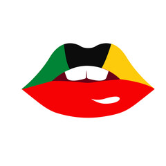 Juneteenth Lip Black History Month