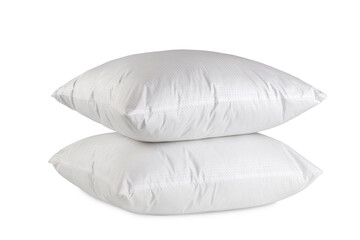 sleep pillows with cotton cover, isolate on a transparent background