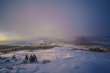 Schneebedeckte Abtsrodaer Kuppe 2