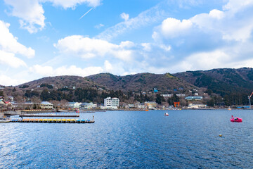 Fototapeta na wymiar 芦ノ湖