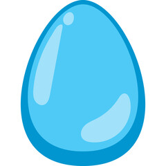 Blue Rain Drop Illustration (9)