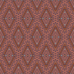 Geometric ethnic pattern seamless oriental. Fabric pattern. Design for fabric, curtain, background, carpet, wallpaper, clothing, shirts, dresses, wrapping, batik, vector illustration. Pattern style.