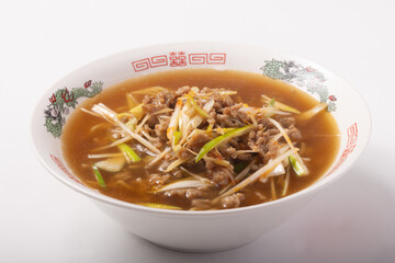 ひきにくネギラーメン
