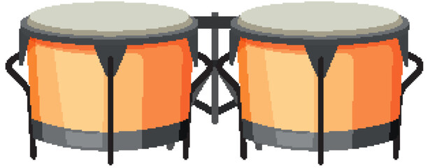 Musical instrument with bongos