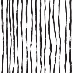 Abstract seamless black and white textile design