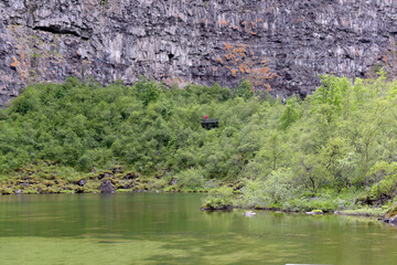 Fototapeta na wymiar Asbyrgi Gorge