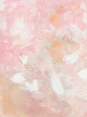 Abstract background. Acrylic on canvas. Soft pink background. Hand-drawn