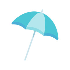 colorful beach umbrellas For protection from summer beach heat.