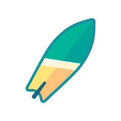 surfboard. Equipment for playing water activities that are popular in the summer.