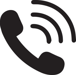 Phone icon vector. Telephone icon symbol . Call icon . Contact sign
