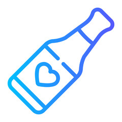 champagne gradient icon