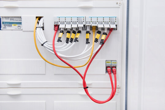 Patch cored in wall box, Munich, Bavaria, Germany