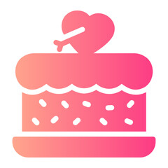cake gradient icon