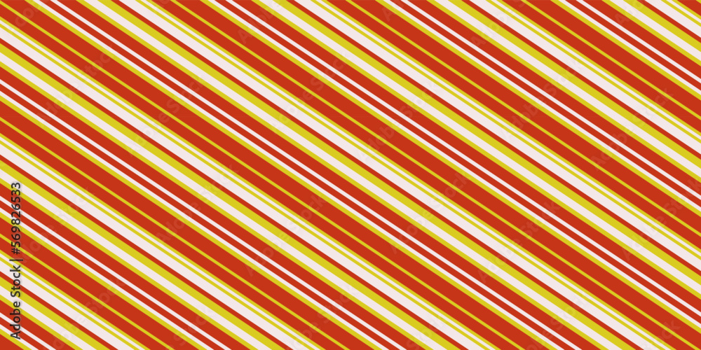 Aufkleber Orange-yellow diagonal stripes. Vector print seamless, for design and pattern making.