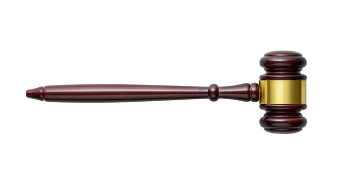 Gavel isolated