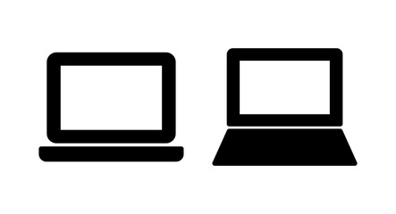 Laptop icon vector illustration. computer sign and symbol