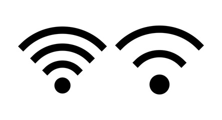 Wifi icon vector illustration. signal sign and symbol. Wireless  icon