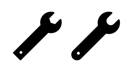 Wrench icon vector illustration. repair icon. tools sign and symbol
