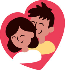 Obraz premium Valentine Couple