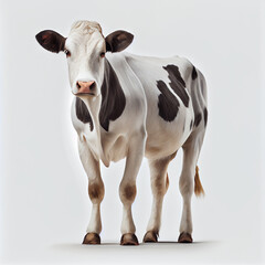 cow isolated on the white