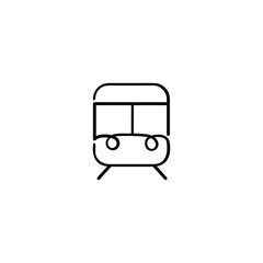 Train Line Style Icon Design