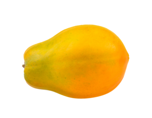 ripe papaya on  transparent png