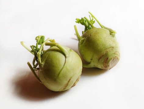 Kohlrabi also called German turnip or turnip cabbage, is a biennial vegetable. 