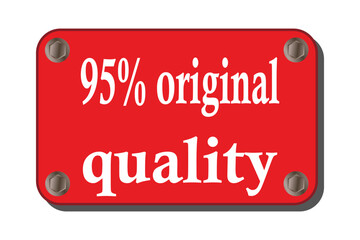 original quality label icon