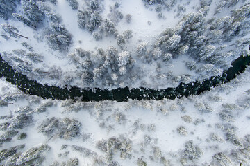 Winter Chalet in the snow covered Cascade Mountains
