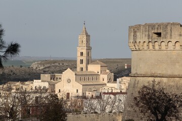 Fototapeta na wymiar Matera.Basilica Cattedrale di Matera 