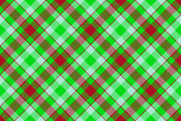 Tartan check vector. Textile seamless pattern. Fabric background texture plaid.