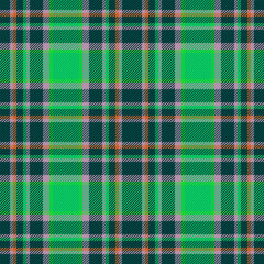 Pattern seamless tartan. Background texture vector. Plaid check textile fabric.