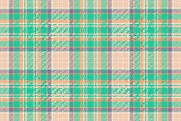 Plaid background, check seamless pattern. Vector fabric texture for textile print, wrapping paper, gift card or wallpaper.