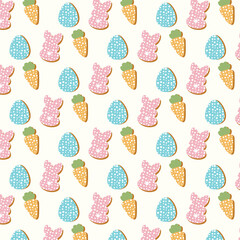 Seamless easter pattern