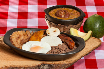 Bandeja Paisa Mountaineer The Most Representative Dish Of Colombia And The Insignia Of Antioquia Gastronomy