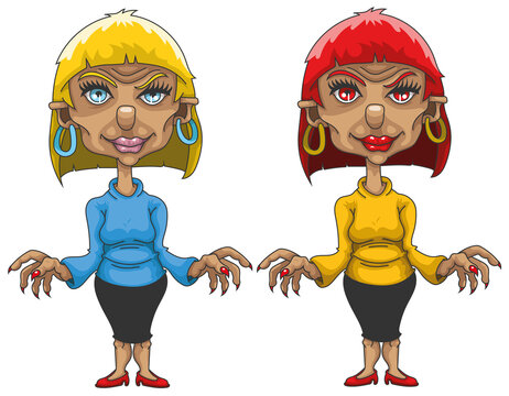 M&eacute;g&egrave;re hargneuse et m&eacute;chante