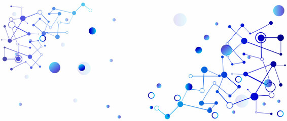Scientific, technological molecular medical reference. Genetic engineering and molecular structure, DNA circular network, scientific chemical and biotechnological concept, innovative technology, healt