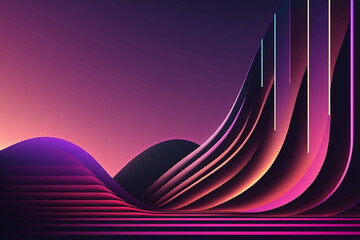 Abstract wavy pink background for your composition