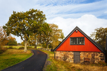 Obraz premium Autumn view in Sweden