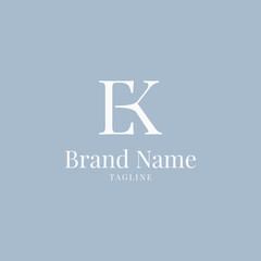 EK logo elegance skyblue