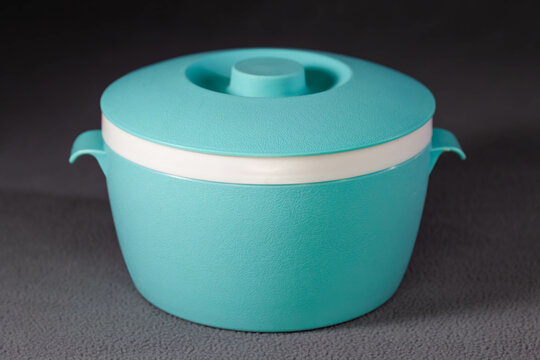 Turquoise Blue Bolero Therm-O-Ware Ice Bucket
