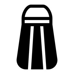 salt glyph icon