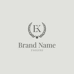 Wheat EK fashion elegance luxury logo grey