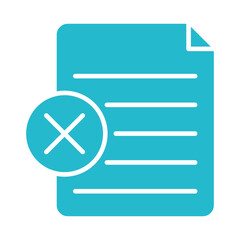 Fototapeta premium Delete Icon