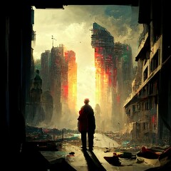 turkey Struggle: A Call for Help After Devastating Earthquake Shakes the Nation AI Generated Illustration